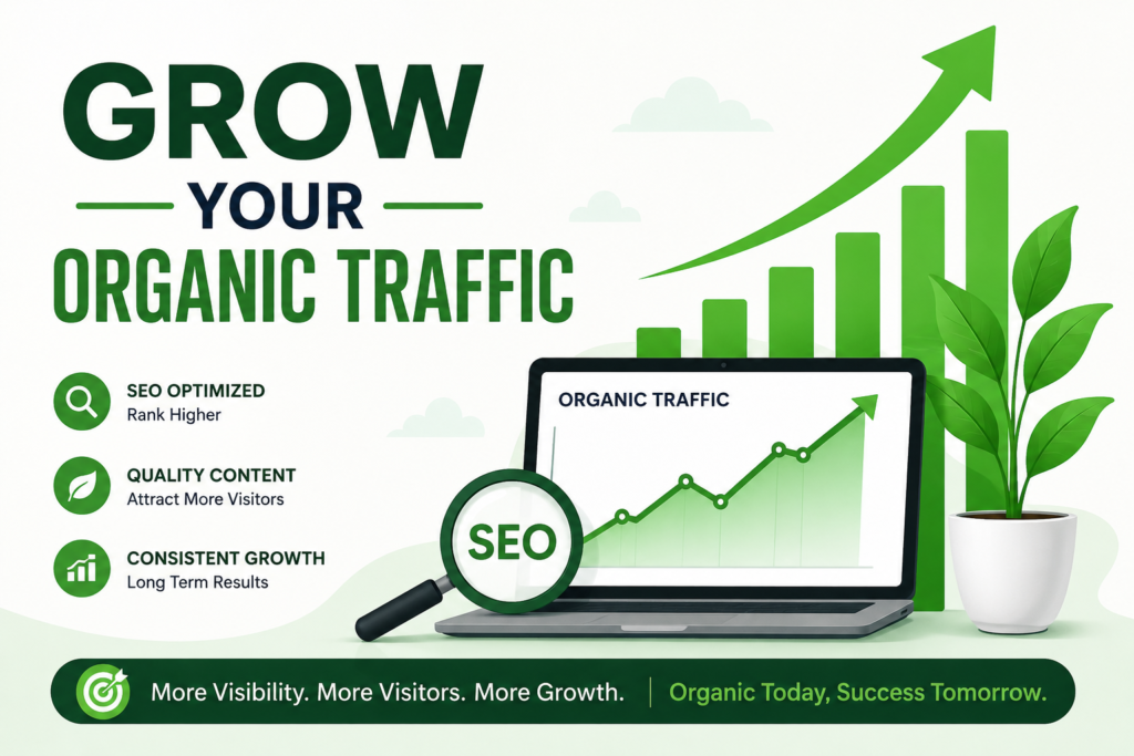 Grow your organic traffic today.