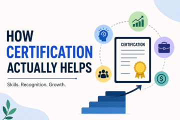 Certification benefits and growth path.