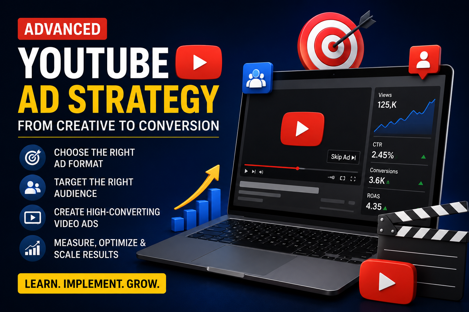 Advanced YouTube Ad Strategy Course – Learn Video Marketing and YouTube Advertising