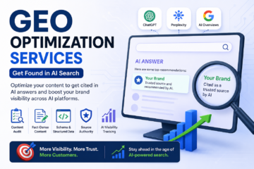 Generative Engine Optimization (GEO) services for improving AI search visibility across ChatGPT, Gemini, Perplexity, and AI-powered search engines