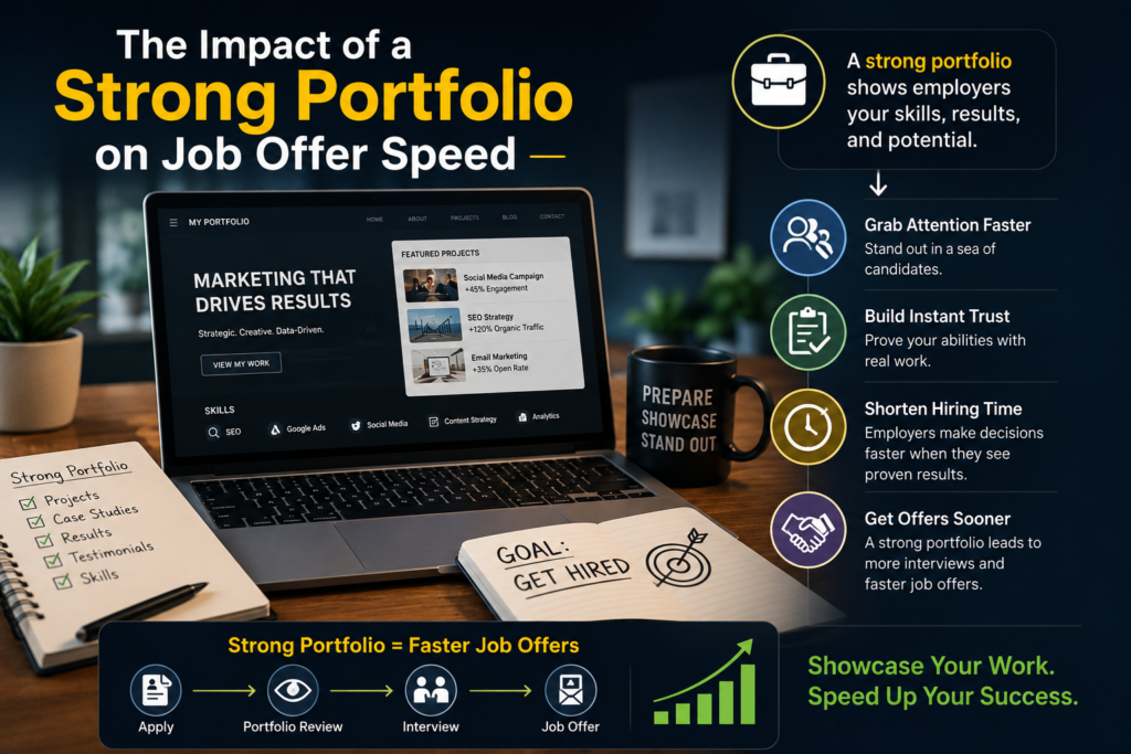 Strong Digital Marketing Portfolio for Faster Job Offers